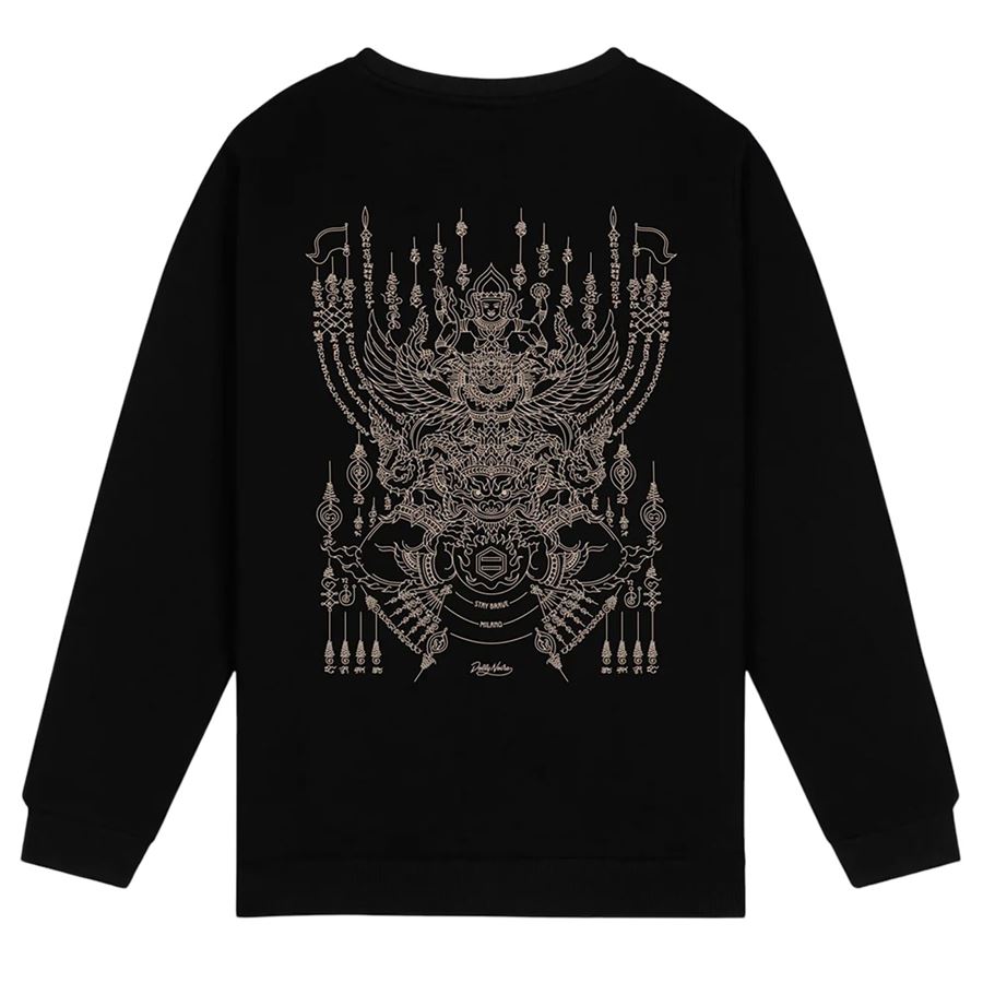 The Mooneater Crewneck t-shirt da uomo Dolly Noire | SW884GR01